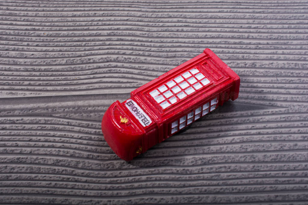 Classical British style Red phone booth