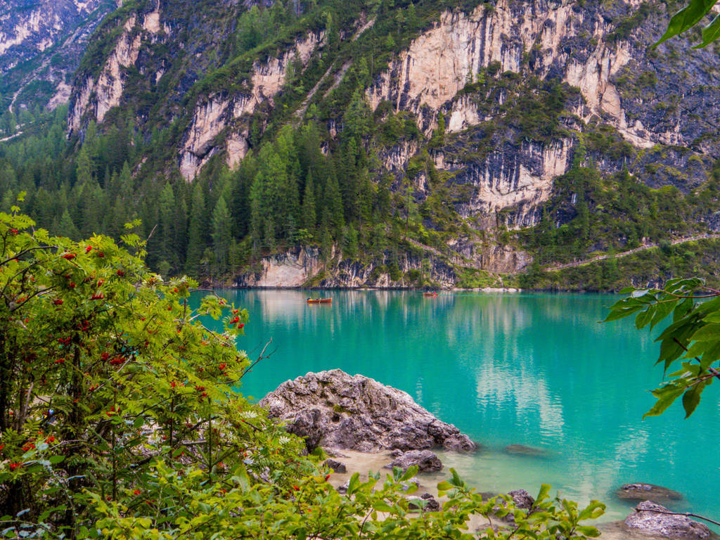 Lake Braies, South Tyrol, Dolomites, north Italy