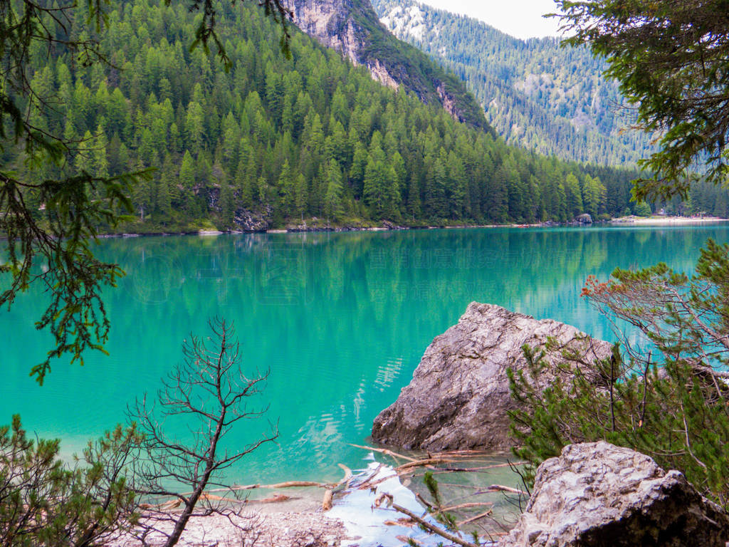 Lake Braies, South Tyrol, Dolomites, north Italy