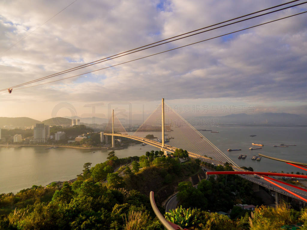 Cable Car in Halong Bay, Vietnam