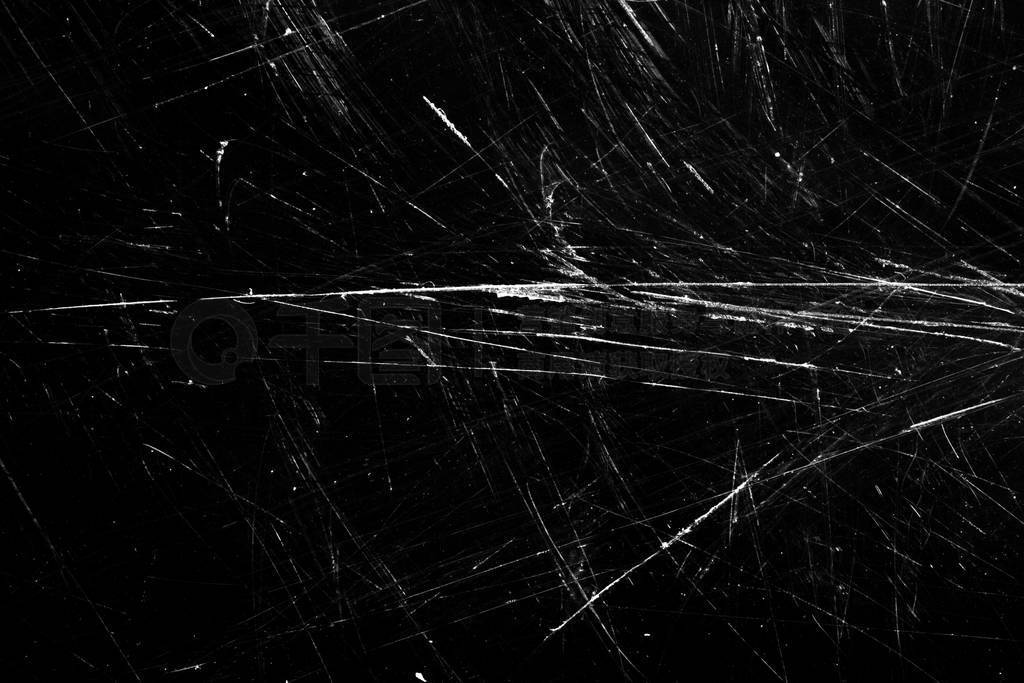 texture with scratches on a black