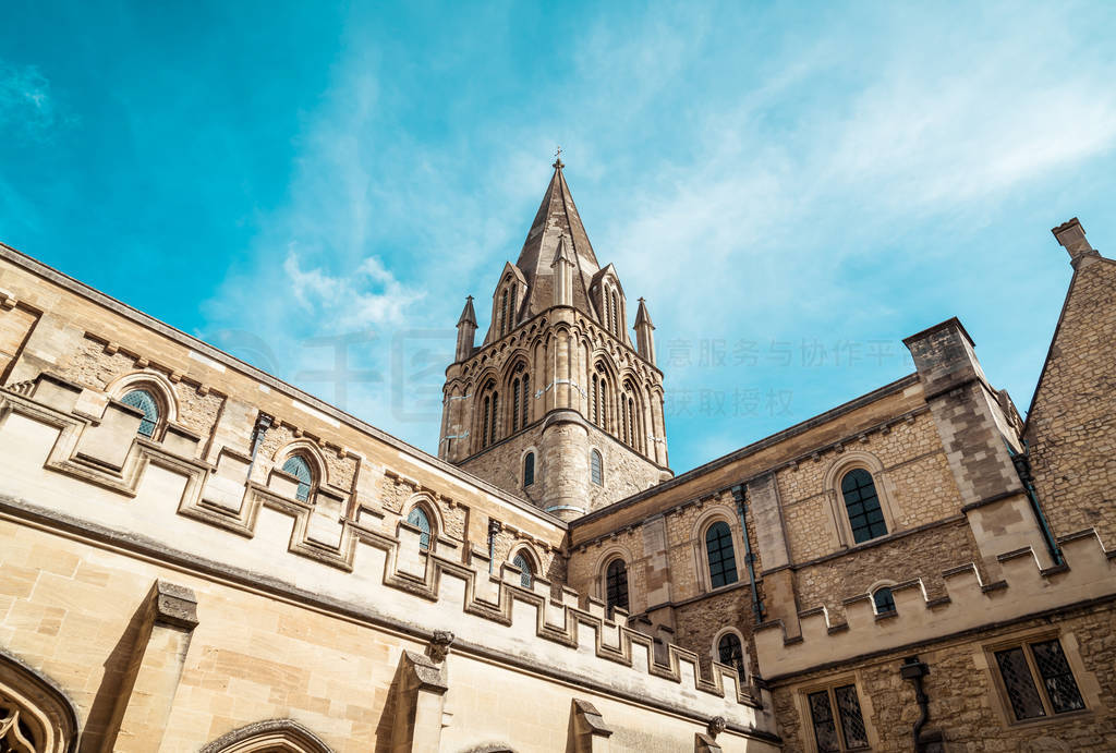 Beautiful Architecture Christ Church Cathedral in Oxford, UK
