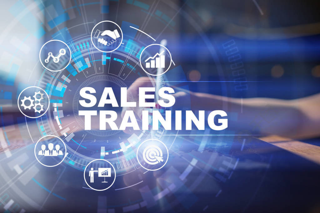 销售培训，业务拓展和虚拟屏幕营销理念。