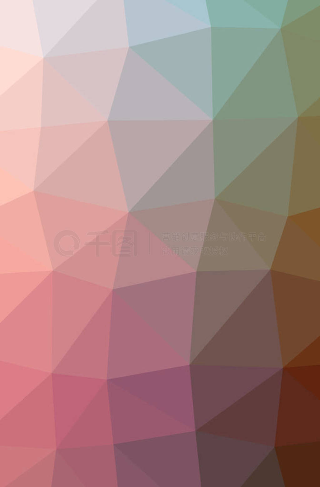 Illustration of abstract Red vertical low poly background. Beaut
