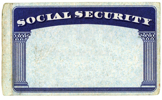 空白美国社会保障卡