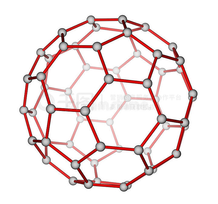 富勒烯 i>c /i>60分子結構