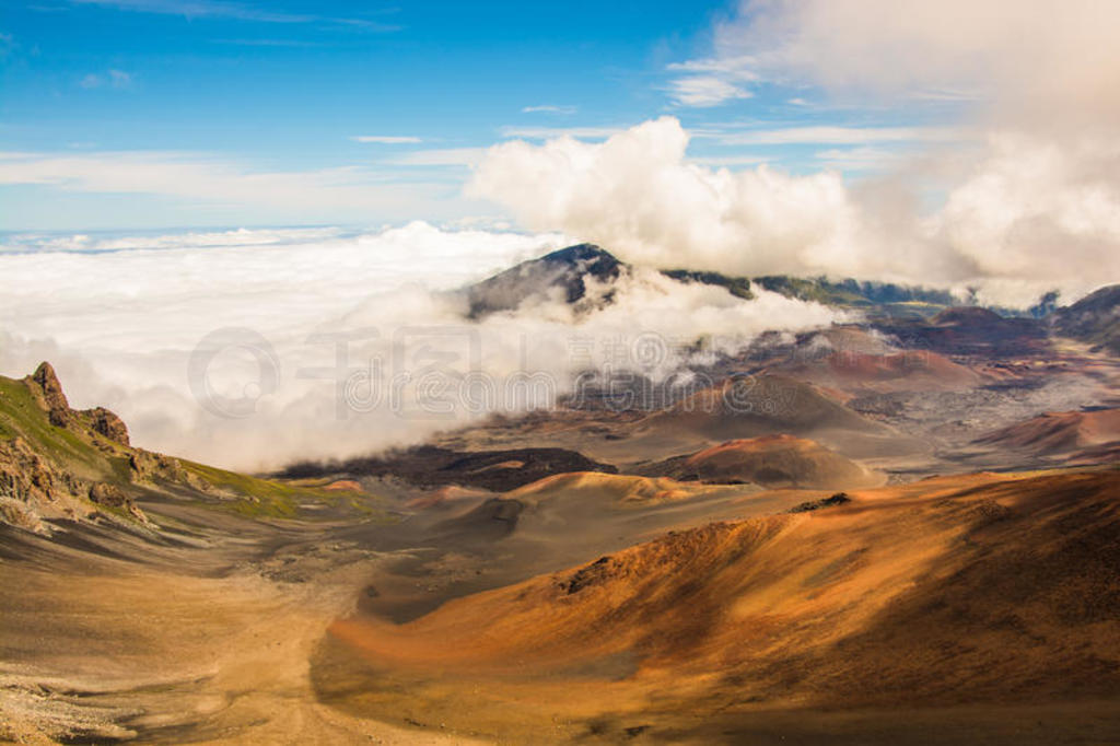 HaleakalaNationalParkandHaleakalaVolcanoontheHawaiianislandofMau