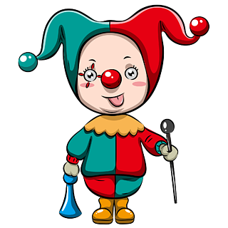 小丑愚人节马戏团卡通搞笑笑话有趣搞怪玩具