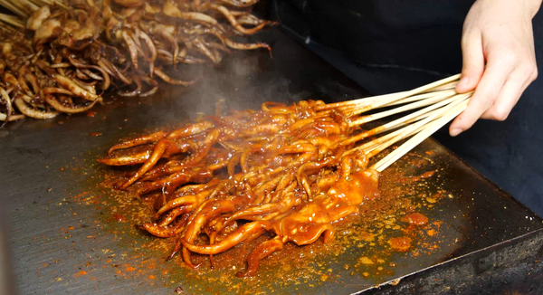 【烤魷魚串,】圖片免費下載_烤魷魚串,素材_烤魷魚串,模板-千圖網