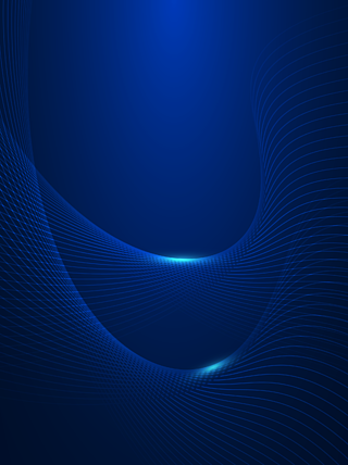 蓝色曲线光影立体科技地产海报背景图片素材