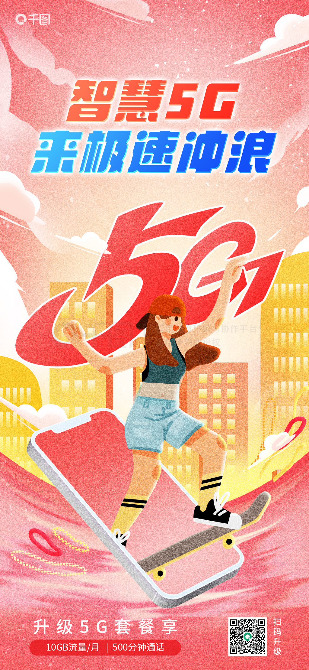 5gͨѶҵҵ廭