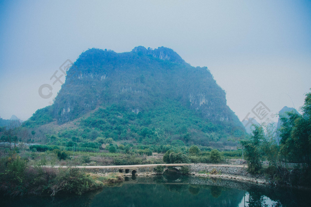 桂林山水图图片