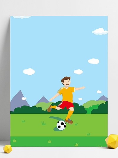 979草地上踢足球运动海报背景97245体育海报设置矢量篮球,网球,足球