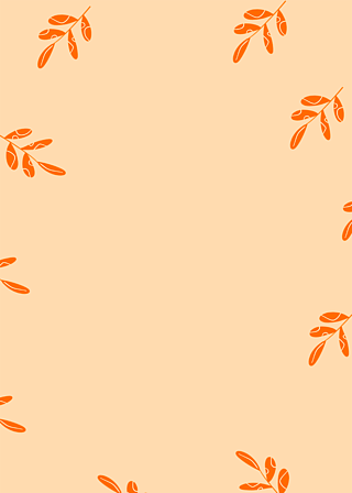 暖色调橙色简约秋季背景