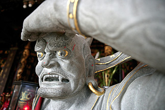 文化宗教雕<i>塑</i>雕像土著文化佛教手工艺男人特写老灵性印度教