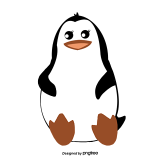 卡通可爱企鹅的插图圣诞ip系列卡通可爱扁平人物形象企鹅拟人c4d立体