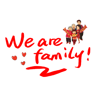 wearefamily手绘图片图片