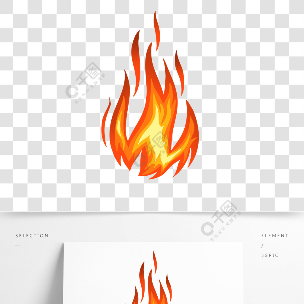 火团火焰剪贴画作品详情文件格式:psd文件大小:4