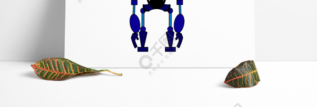 藍色機器人剪貼畫