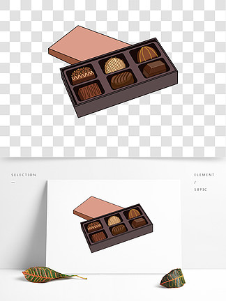 好<i>看</i>的包装礼盒巧克力剪贴画