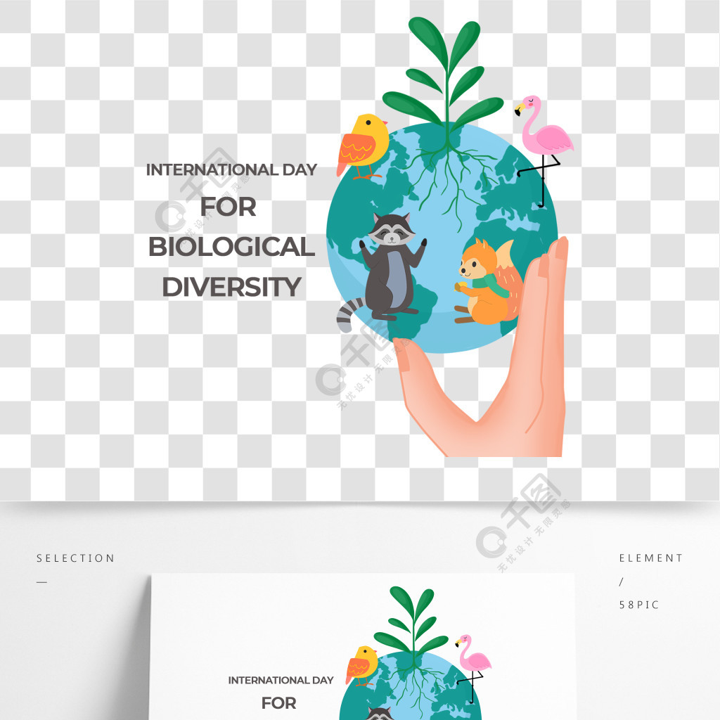 生物植物動物地球世界生物多樣性日保護環境