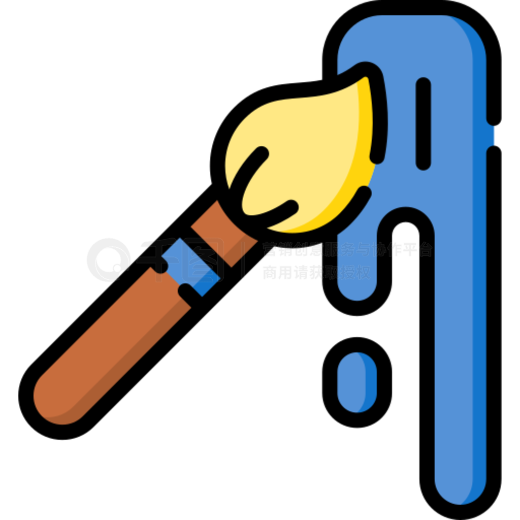 画笔网页ui 油漆刷 模板免费下载 Svg格式 512像素 编号47626126 千图网
