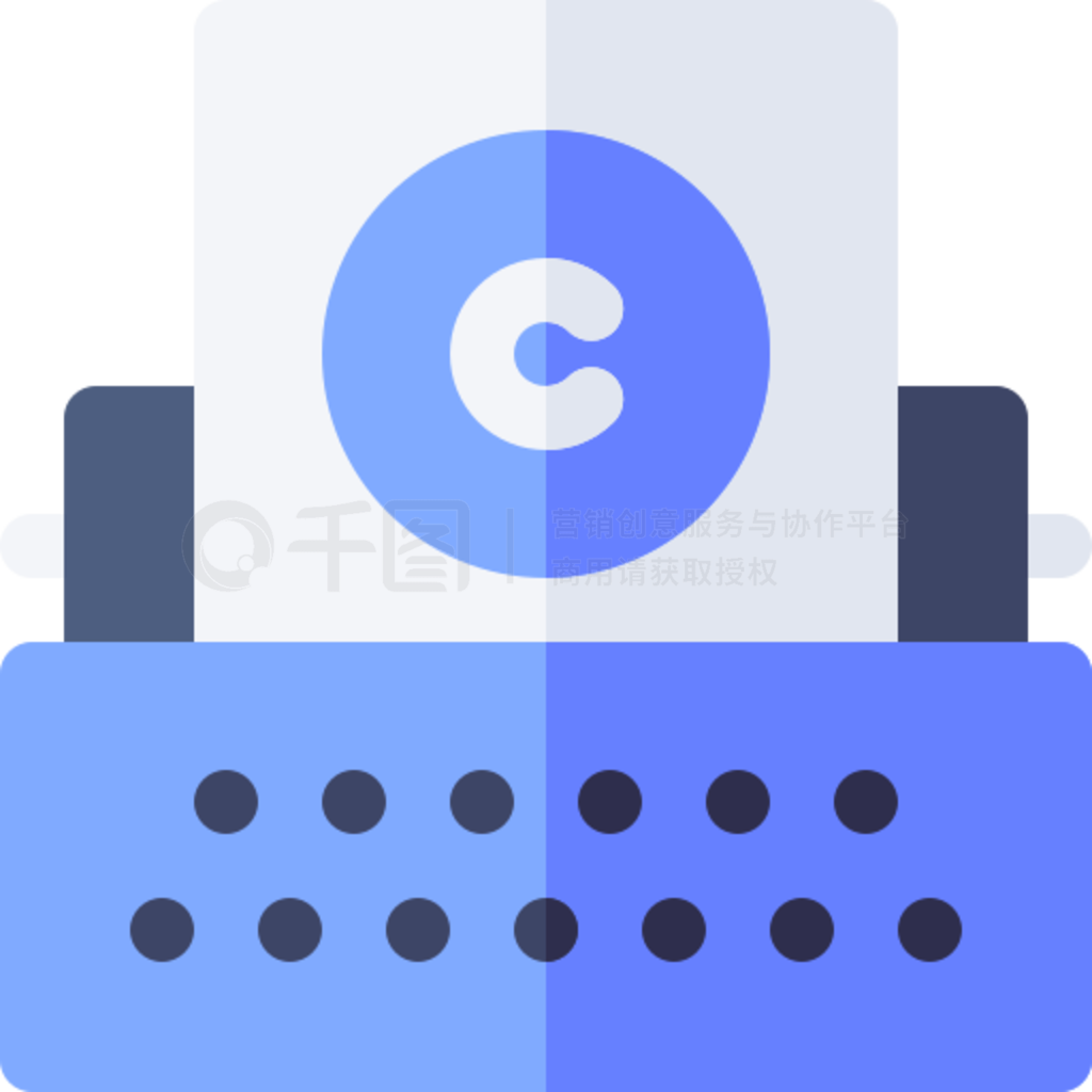 打字机网页UI_打字机_模板免费下载_svg格式_512像素_编号49442038-千图网
