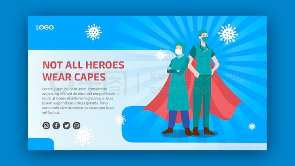 Not all heroes weare cape banner 