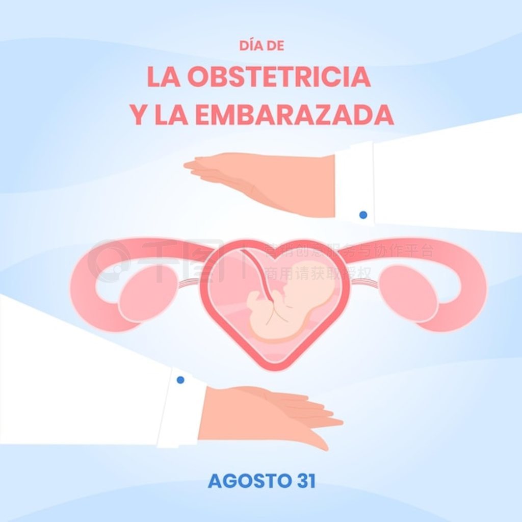 Flat dia internacional de la obstetricia y la embarazada ͼ