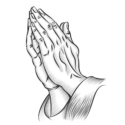 基督教徒祷告手势图片