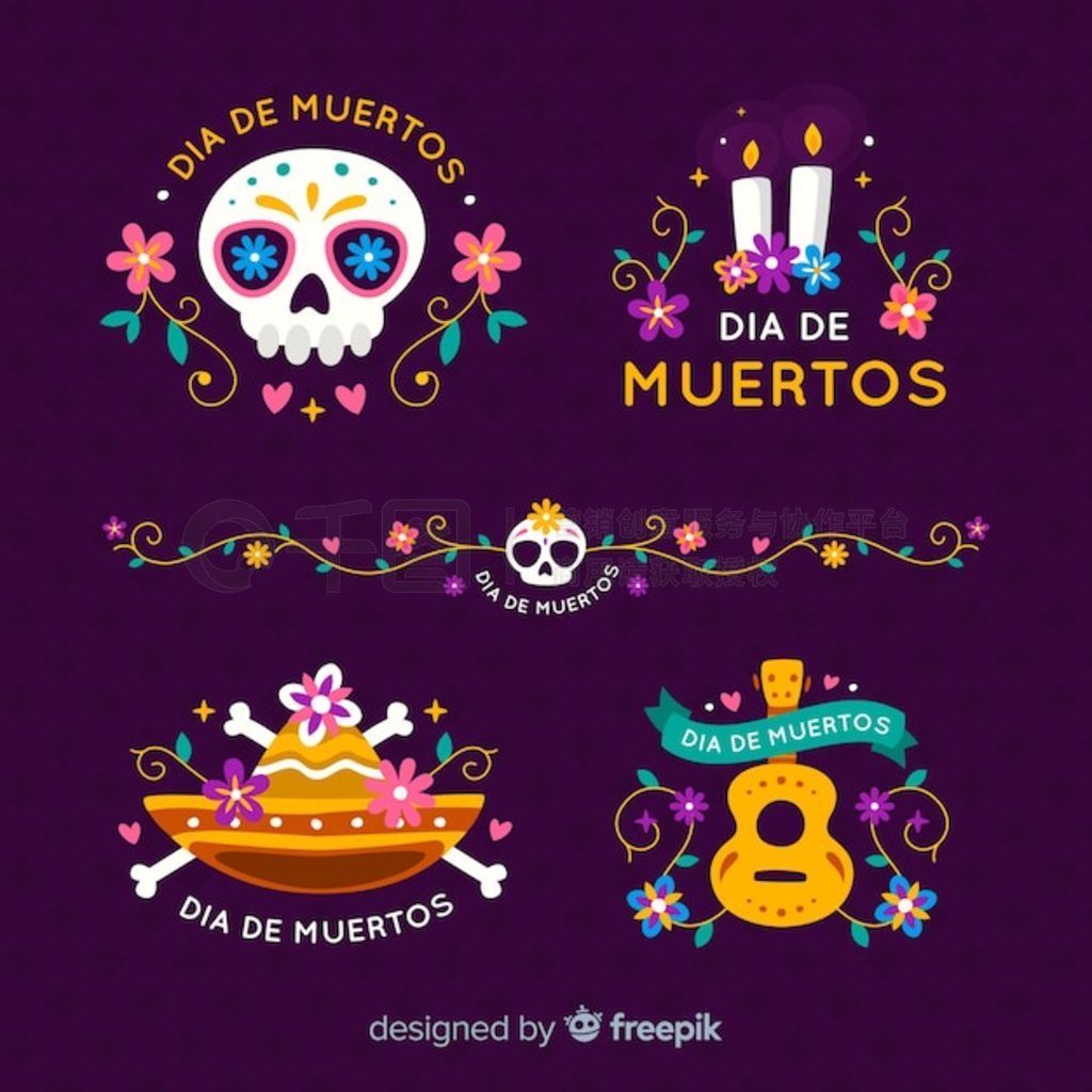 Flat da de muertos ղ