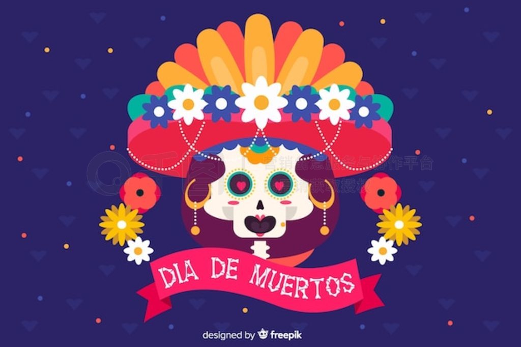 ƽе Dia de muertos 