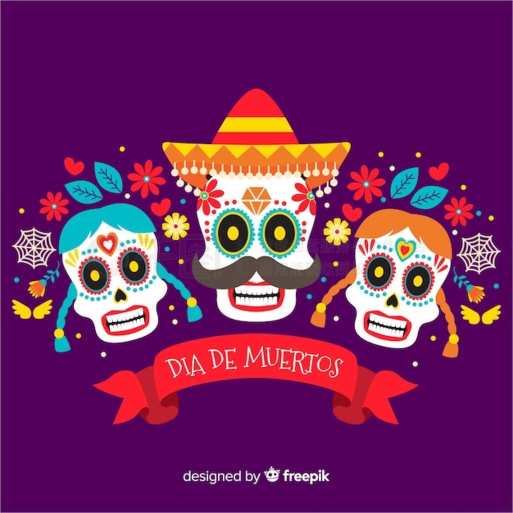 ƽе Dia de muertos 