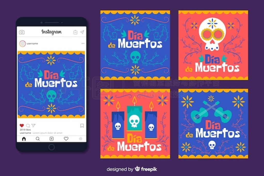 dia de muertos instagram Ӻϼ