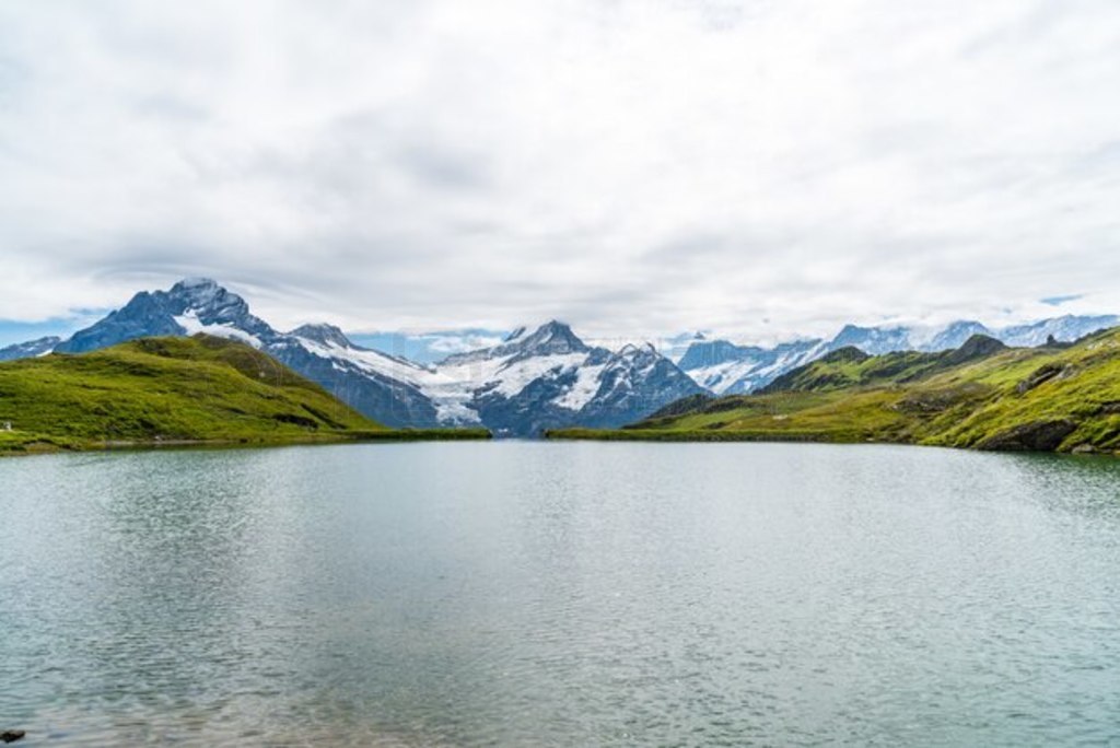 ʿֵ¶߶µ Bachalpsee  Schreckhorn  Wetterhorn