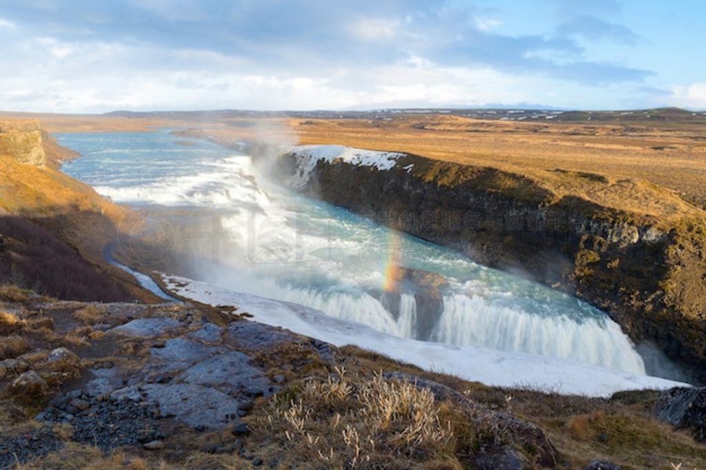 Gulfoss Waterfall  