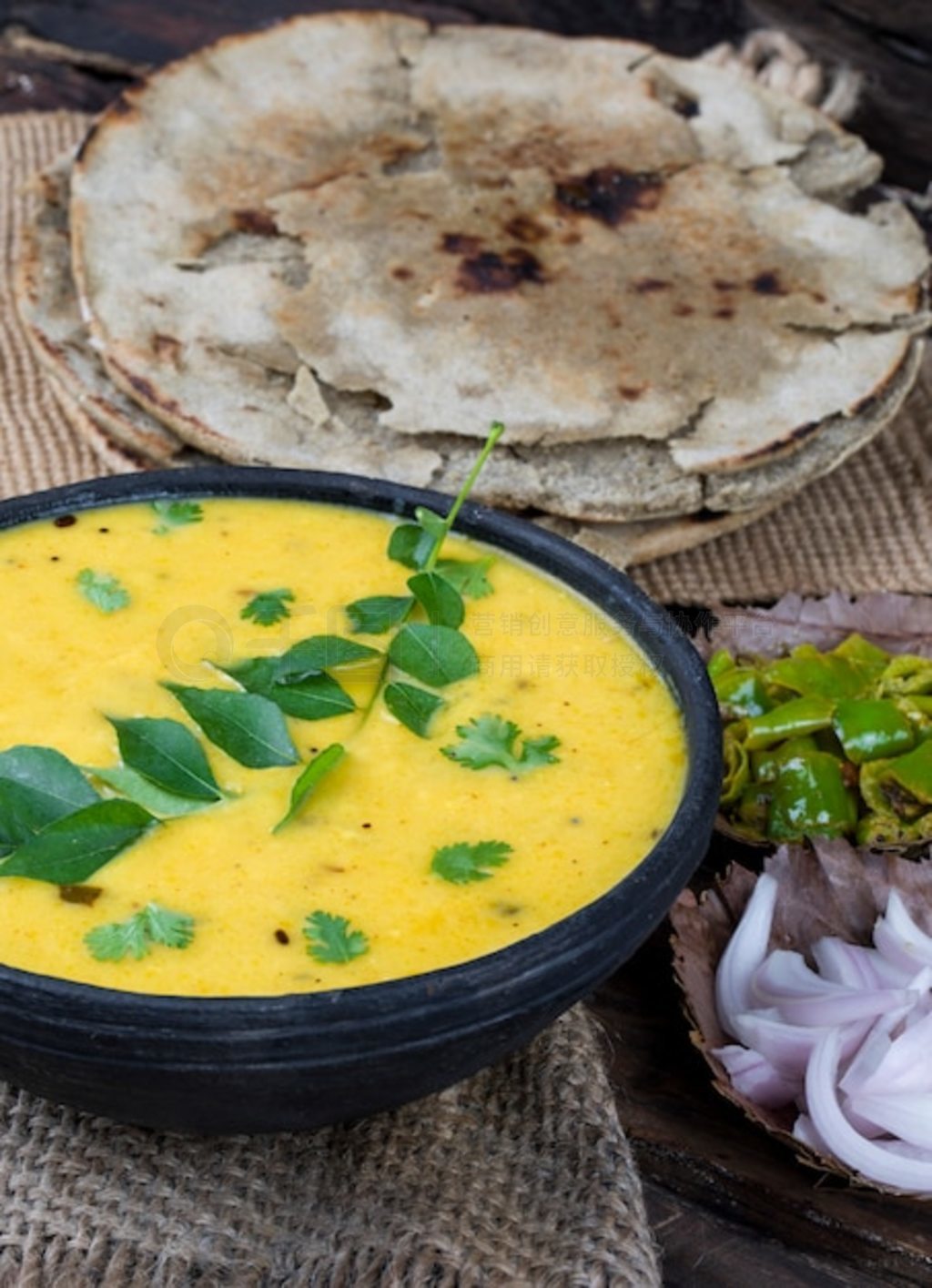 ˹̹͹żشͳʳ Kadhi  Bajra Roti