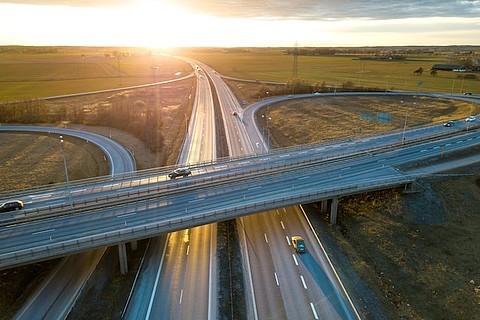 公路鸟瞰效果图图片