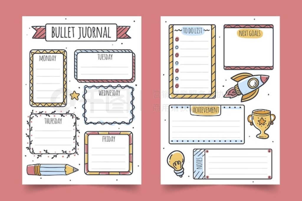 Bullet journal planner ϼ