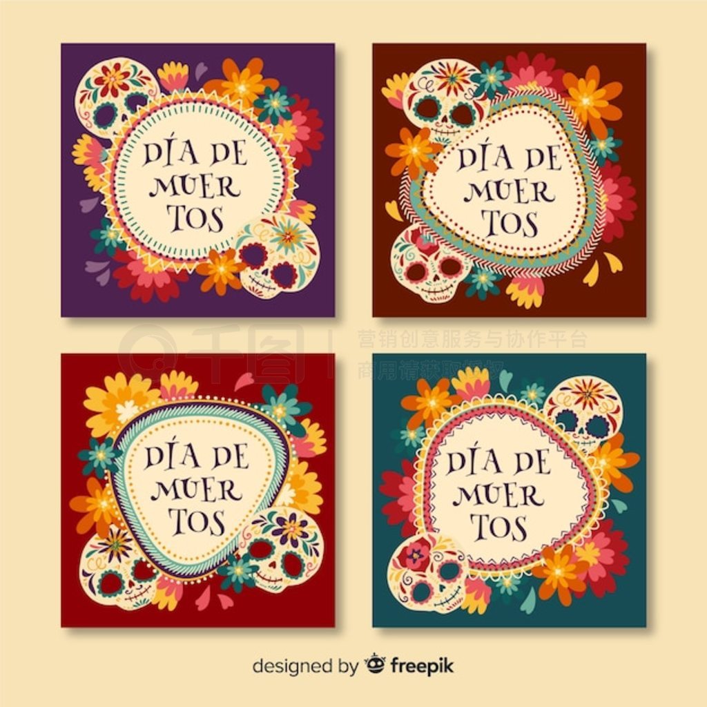 Da de muertos instagram post collection