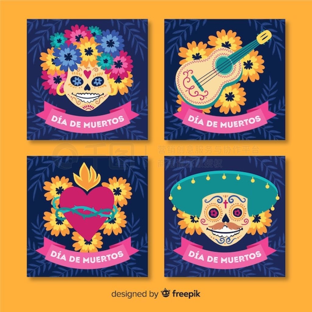 Da de muertos instagram post collection