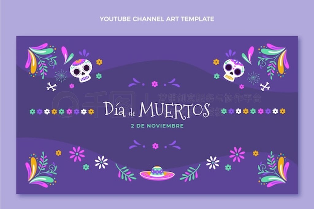 Flat dia de muertos youtube Ƶ