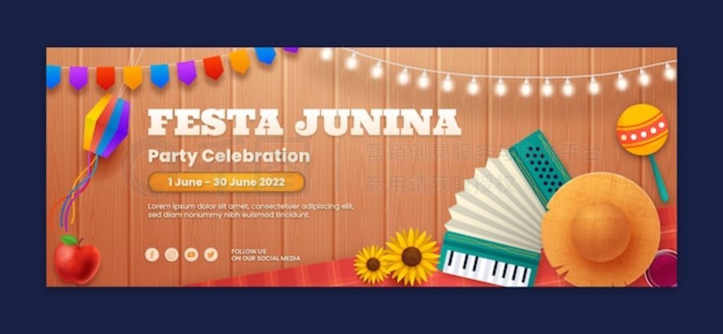 Flat festas juninas facebook ͼ鼮