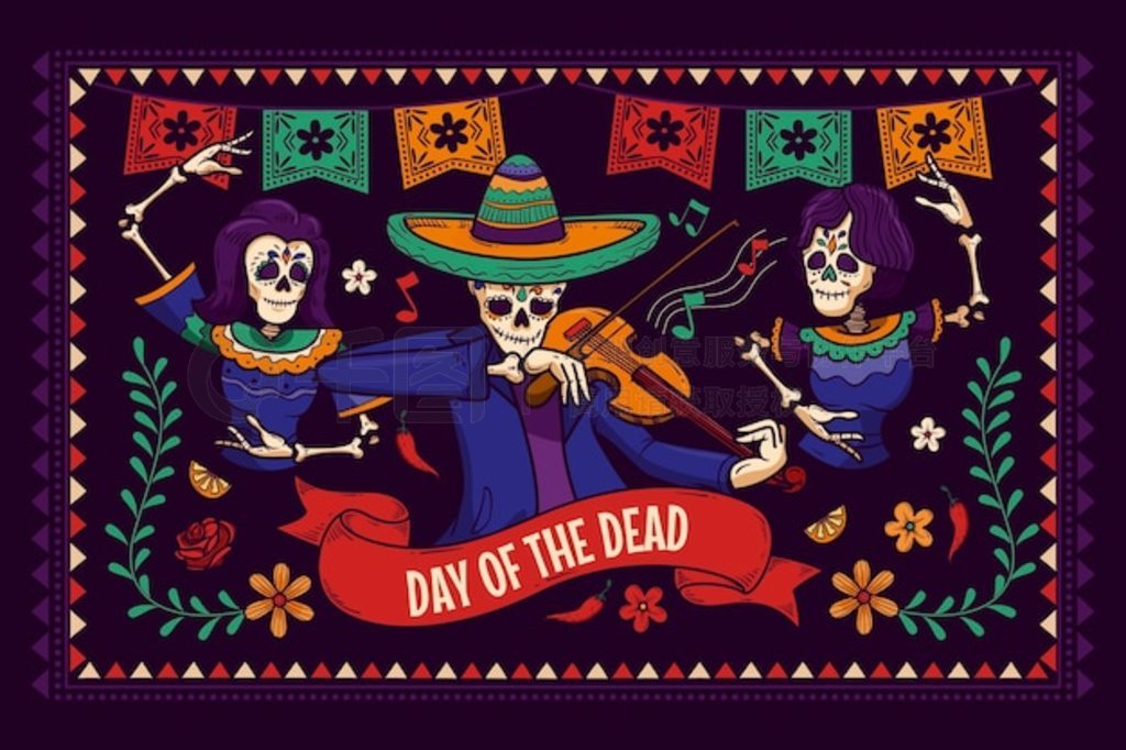 ֻ dia de muertos 