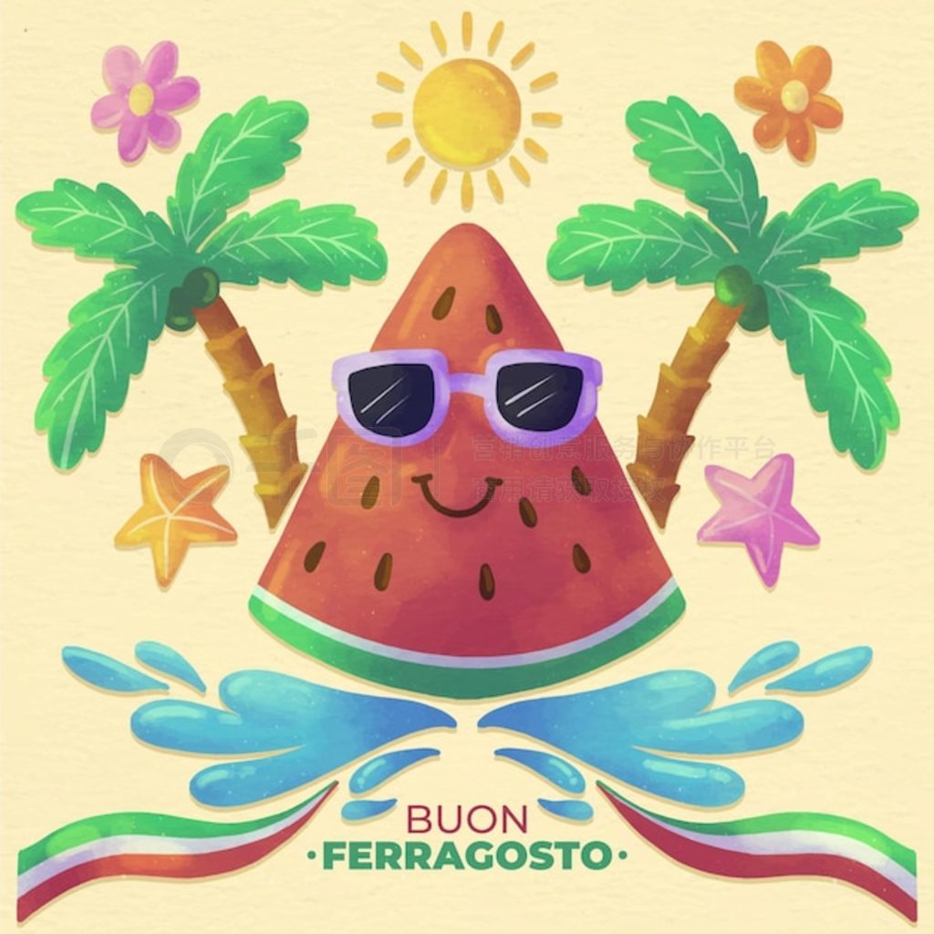 ֻˮ buon ferragosto ͼAI˹ˮʻ