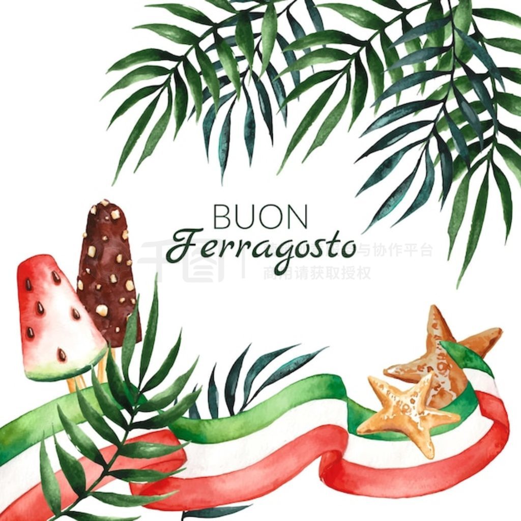 ֻˮ buon ferragosto ͼAI˹ˮʻ