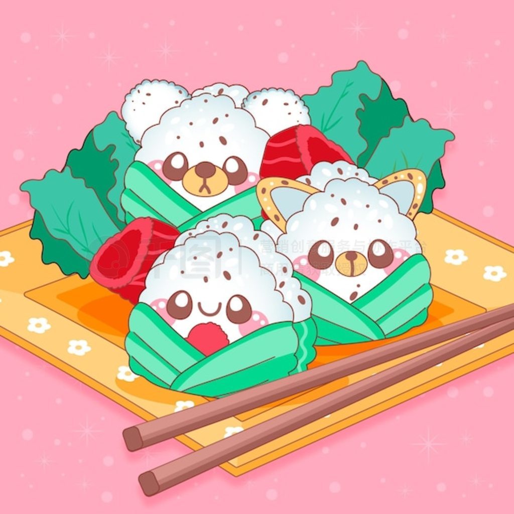 Kawaii ζձ umeboshi onigiri 