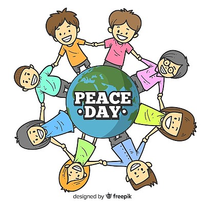代表世界和平的手势图片
