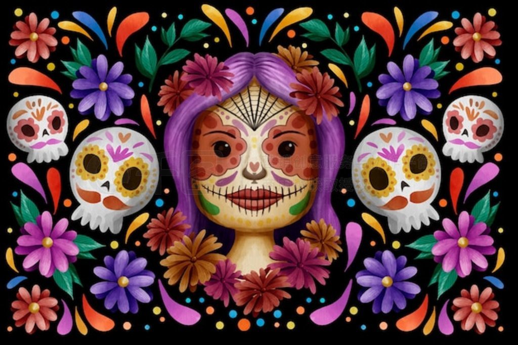 ˮ dia de muertos ˮʻ