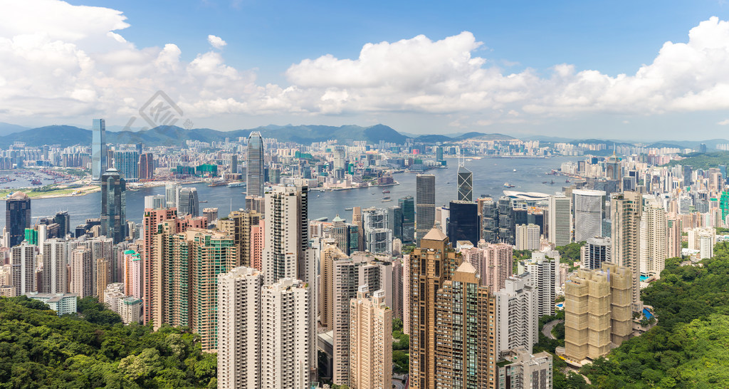 太平山全景香港天際線